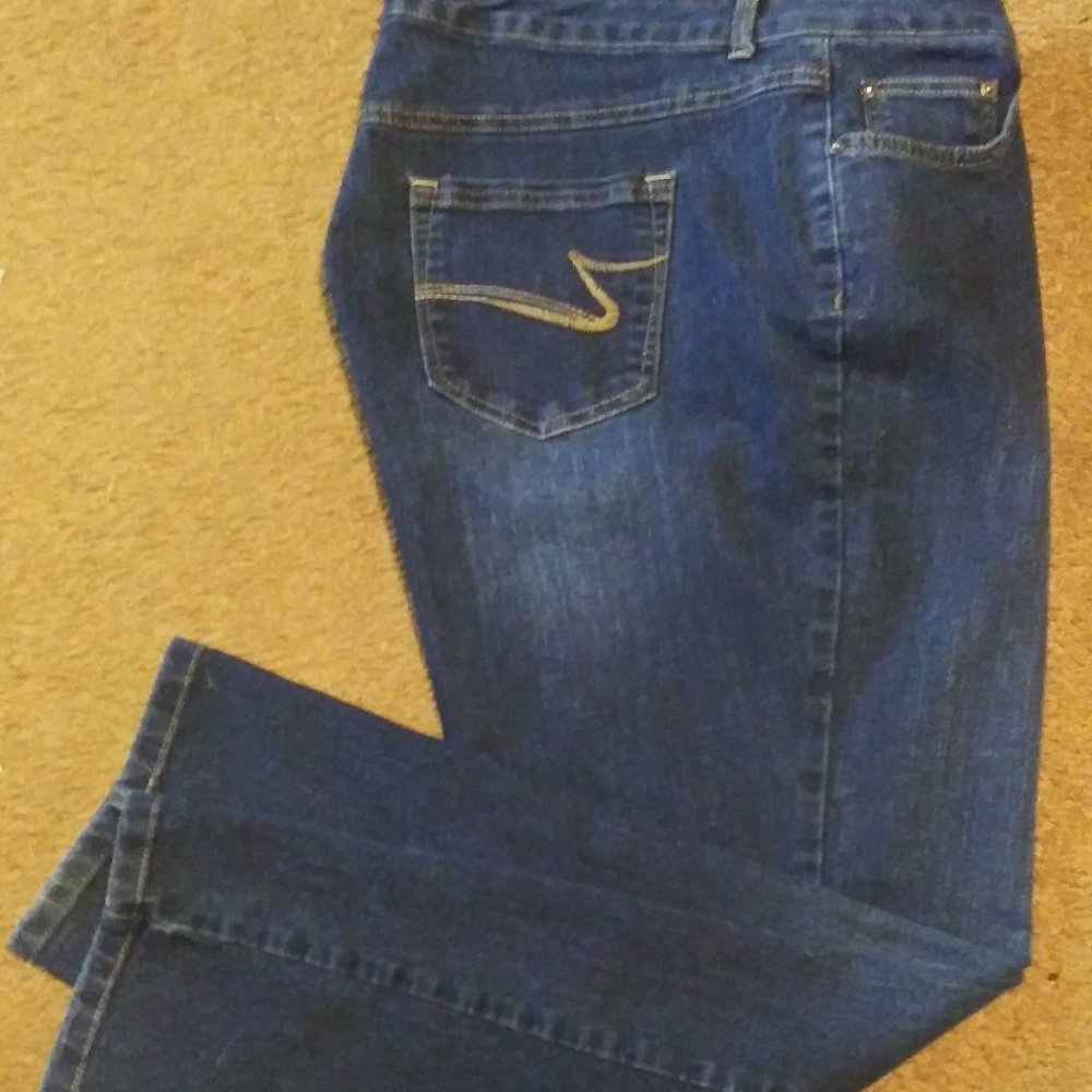 Women's Plus Size blue jeans